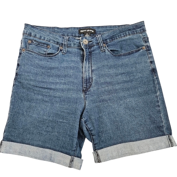 DKNY Womens Jean Shorts Size 8 - Picture 1 of 12